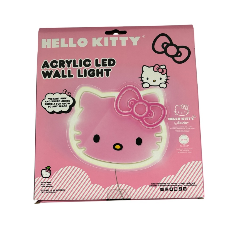 Hello Kitty Pink and White Neon Light Lamp BUNLDE - Picture 6 of 7